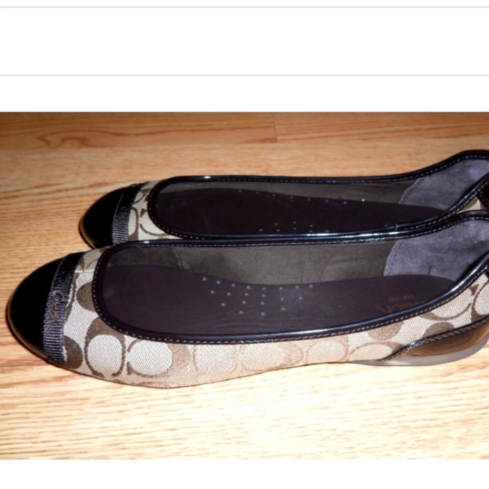 COACH CECILE SIG C FLAT SHOES SIZE 5 - Picture 8 of 16